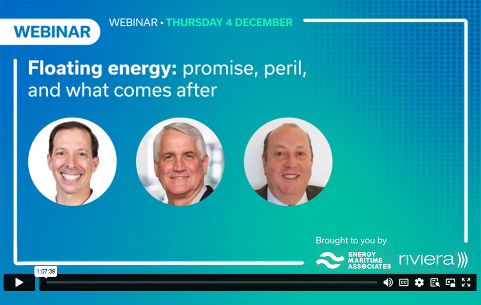 Webinar: Floating Energy Market at Inflection Point