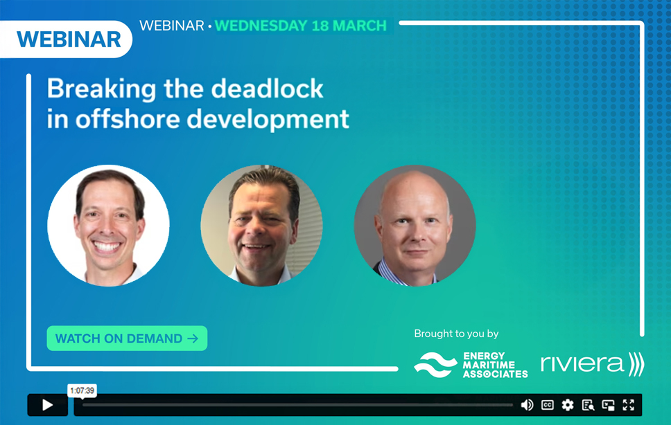 Webinar: Breaking the deadlock in offshore development
